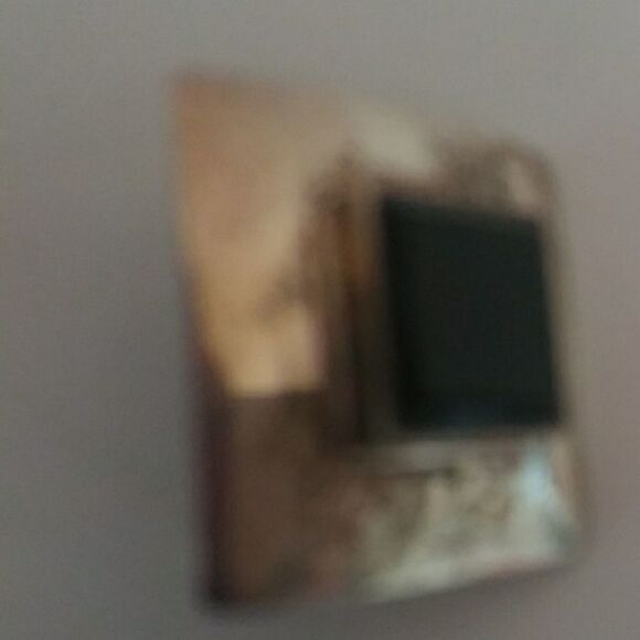 Vintage Sterling Silver and Onyx Earrings. - Picture 3 of 4